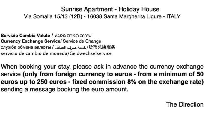 Sunrise Apartment Santa Margherita Ligure Exterior foto